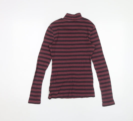 Fat Face Women's Multicoloured Stripe Roll Neck