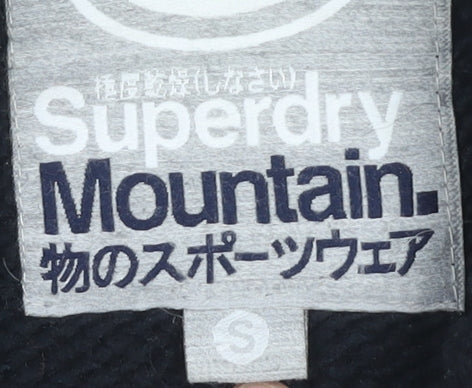 Superdry Men's Black Pullover Jumper S Knit Winter