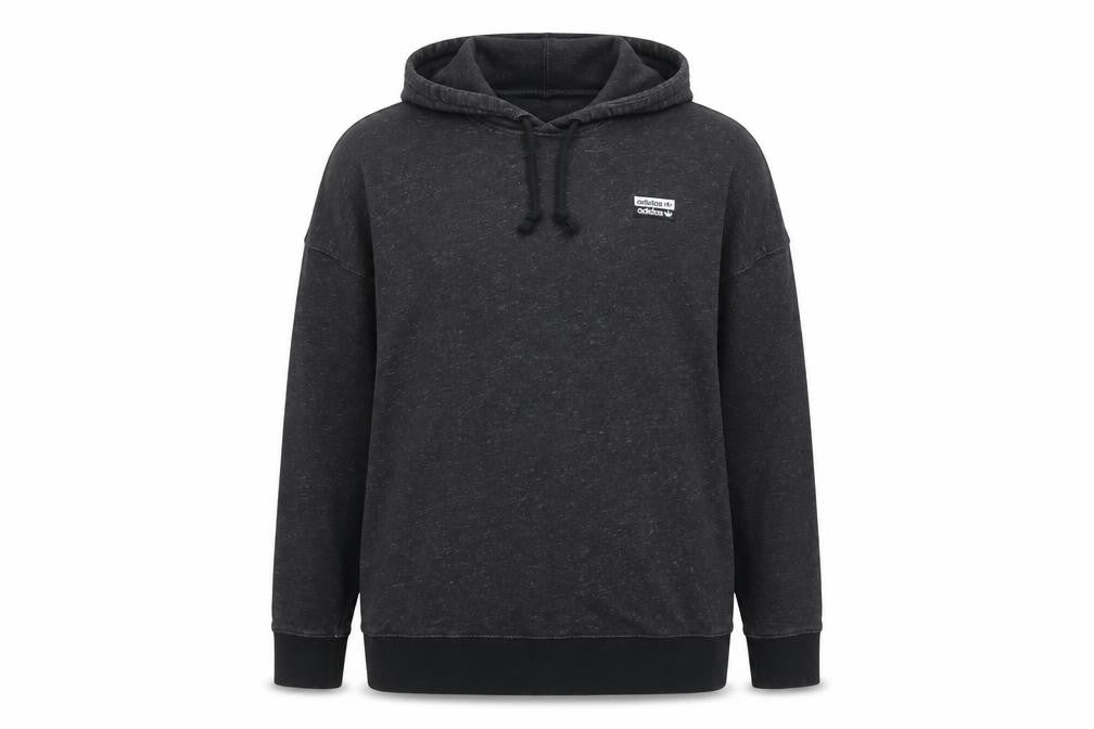 Unisex Adults UK 14 Regular adidas Black Pullover Hoodie