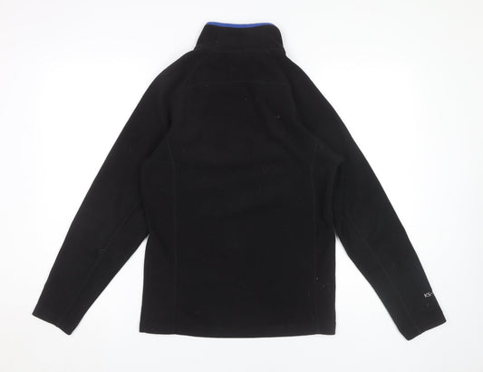 Karrimor Boys Black Fleece 1/2 Zip Sweatshirt, 13 Years