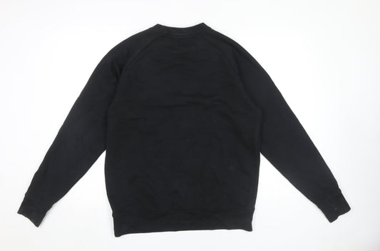White Bear Co. Men's Black Pullover Logo Sweatshirt L