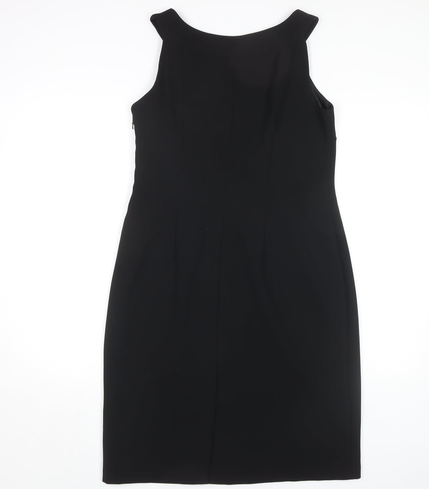 Michaela Louisa Black Sheath Dress, Size 12, Formal, Beaded