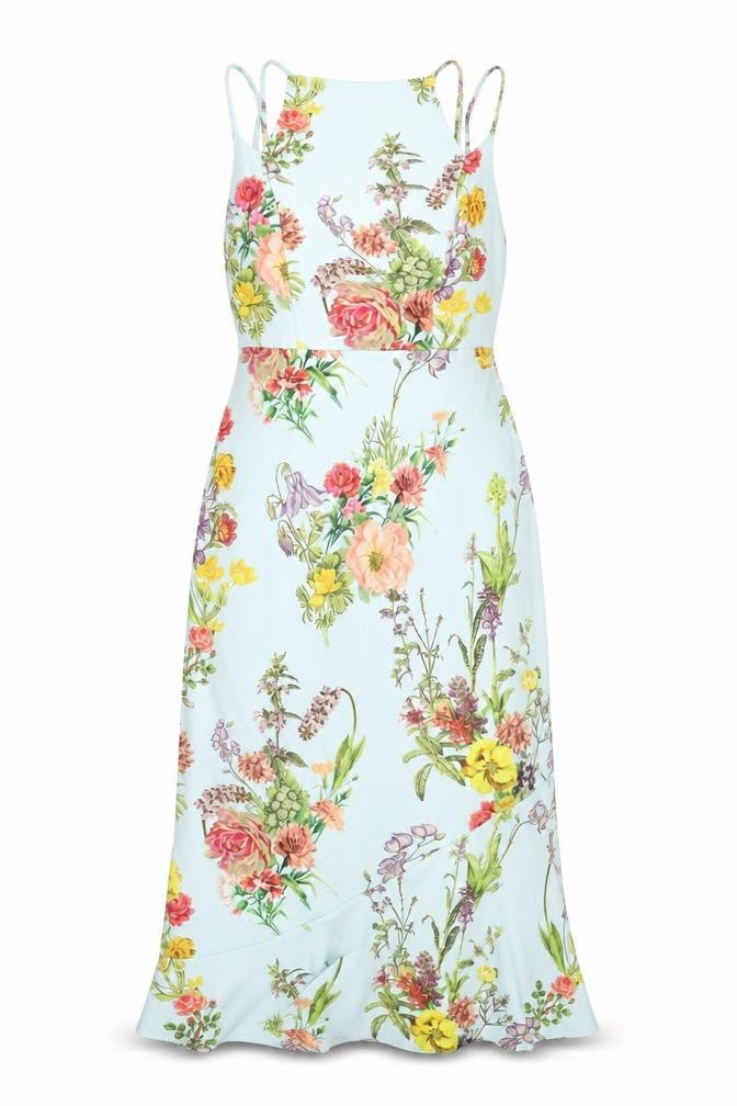 ASOS Women's Multicoloured Floral Dress Size 10
