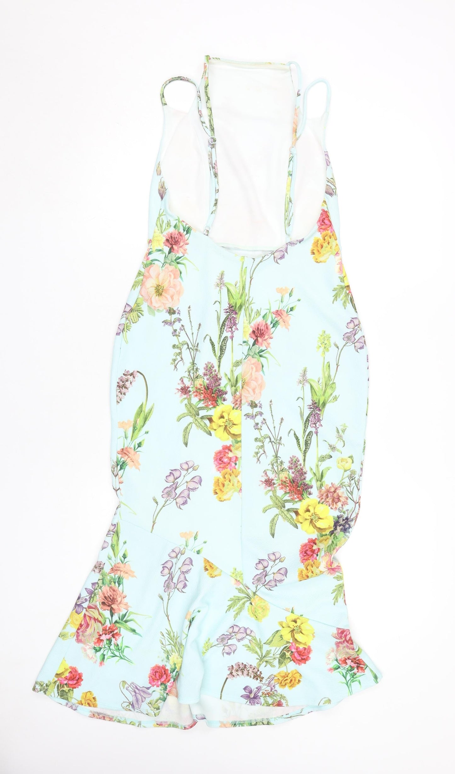 ASOS Women's Multicoloured Floral Dress Size 10