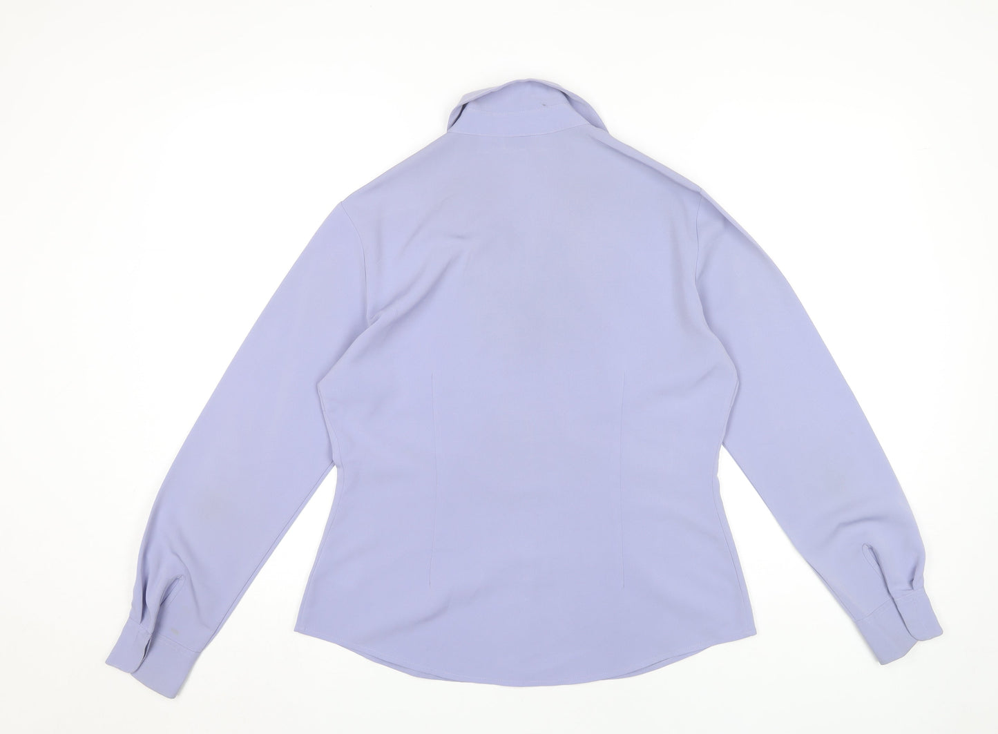 Next Women's Purple Button-Up Shirt Size 12