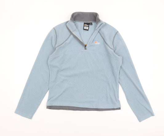 Lowe Alpine Women’s Blue M Sweatshirt, High Neck