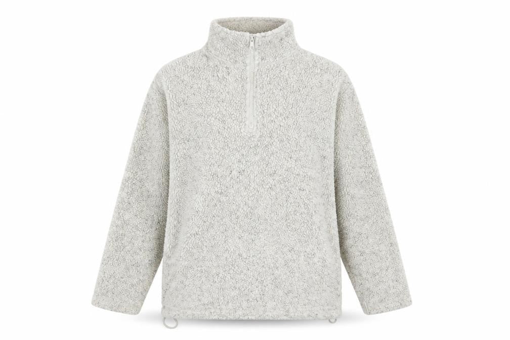 Anne Brooks Ivory Women's Zip Sweatshirt Size 10