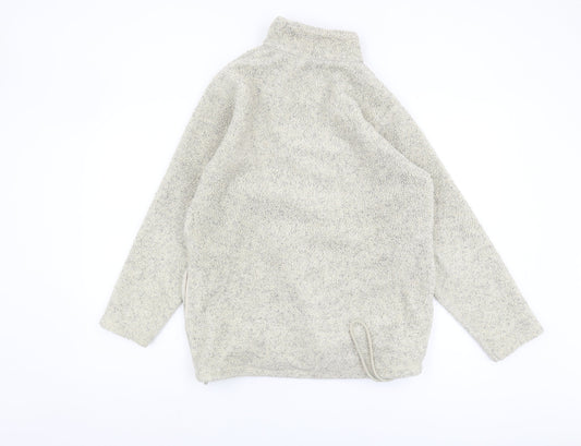 Anne Brooks Ivory Women's Zip Sweatshirt Size 10
