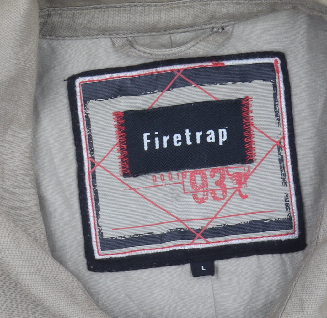 Firetrap Men's Beige Casual Jacket L