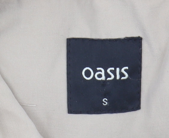 Oasis Women's Beige Parka Jacket - Size S