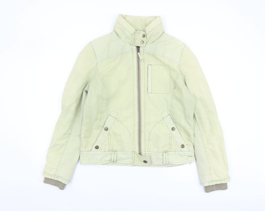 Fat Face Women's Beige Casual Full Zip Jacket Size 14