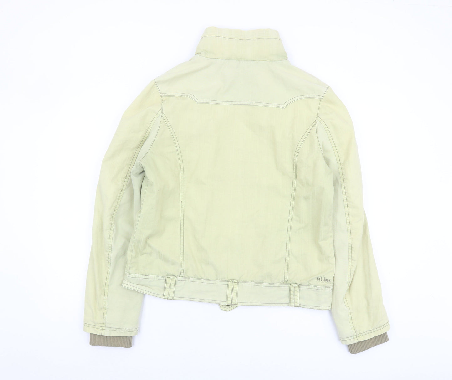 Fat Face Women's Beige Casual Full Zip Jacket Size 14