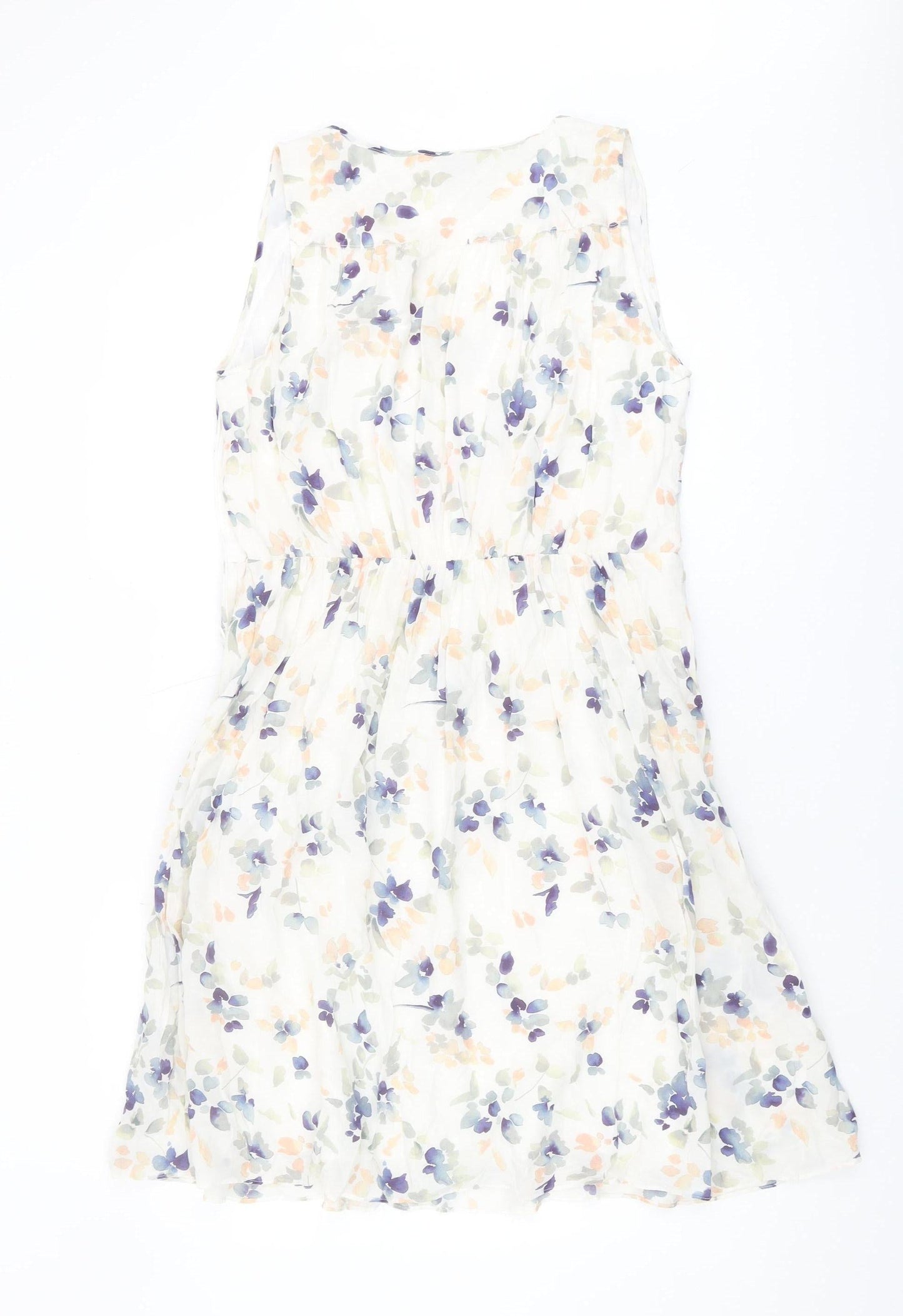 Jigsaw Women's Floral Dress Multicoloured Size 12 Casual