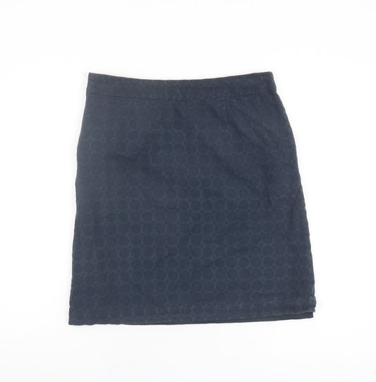 White Stuff Women’s Blue Pencil Skirt Size 10