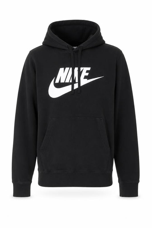 Mens UK XS Regular Nike Black Pullover Hoodie