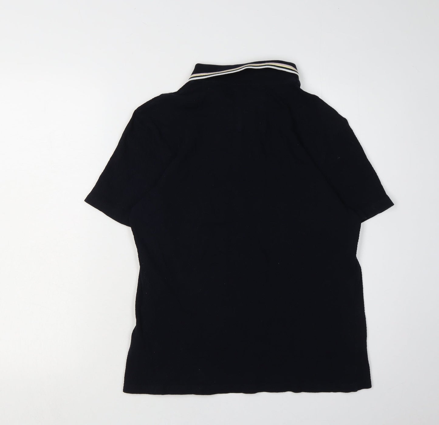 Ted Baker Men's Black Polo Shirt, Medium, Solid