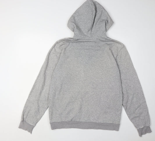 Nike Men's Grey Full Zip Hoodie, Size M
