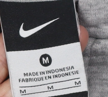 Nike Men's Grey Full Zip Hoodie, Size M