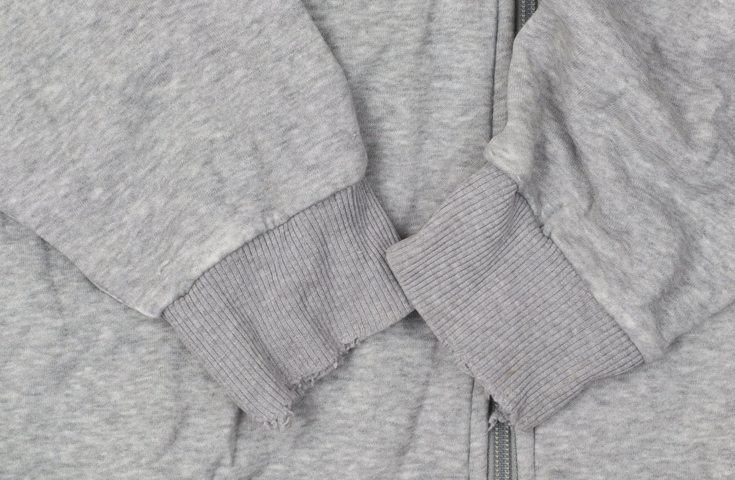 Nike Men's Grey Full Zip Hoodie, Size M