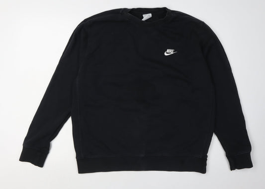 Nike Men's Black Pullover Sweatshirt - Size L