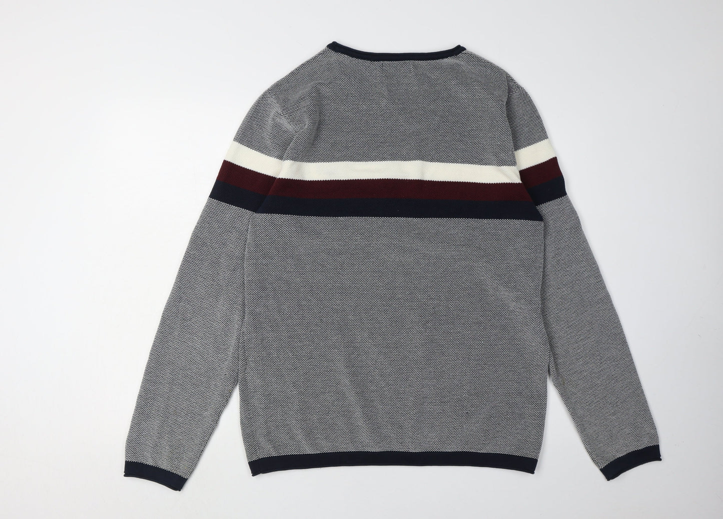 Jack & Jones Men's Grey XL Jumper Pullover