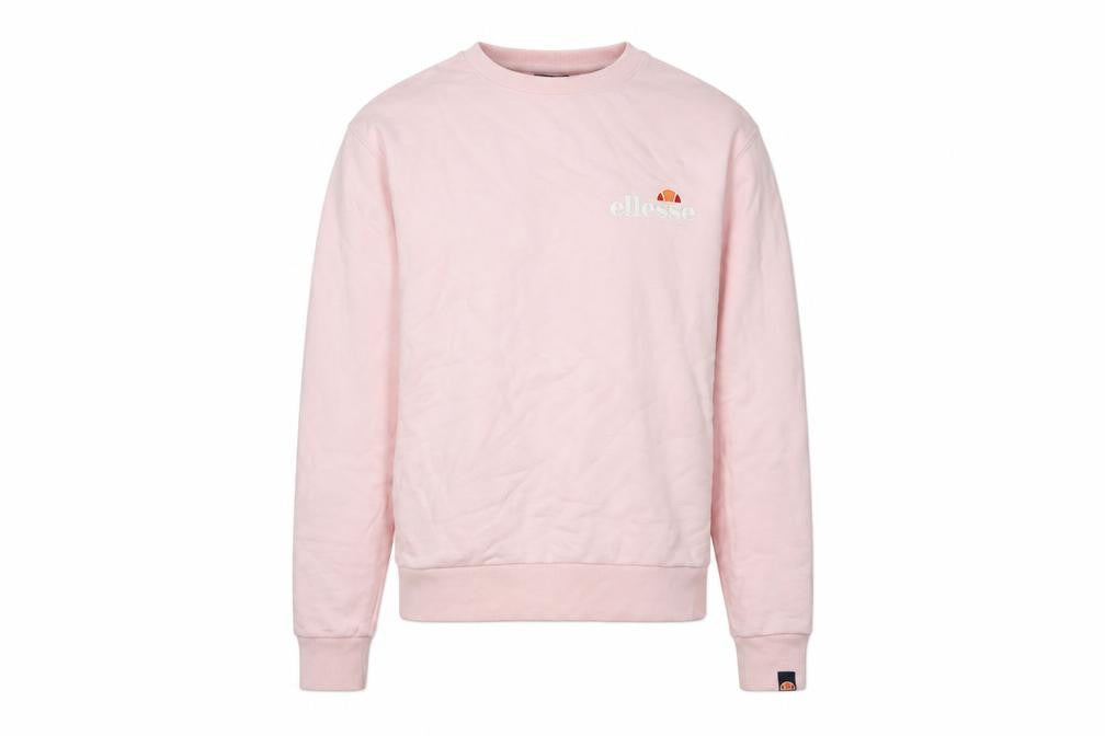 Womens UK 12 Regular ellesse Pink Pullover Sweatshirt