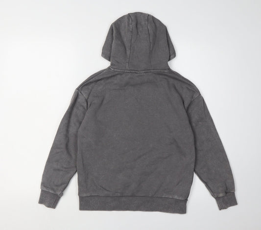 Disney Girls Grey Stitch Hoodie Pullover 10 Years