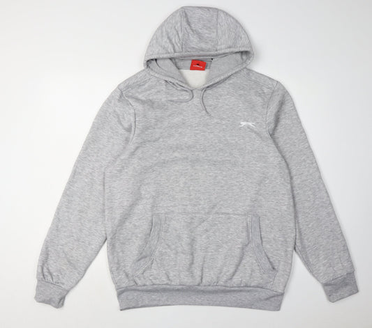 Slazenger Men's Grey Pullover Hoodie, Size M