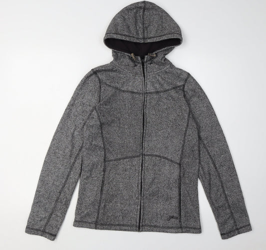 Saltrock Women's Grey Hooded Polyester Jacket Size 12