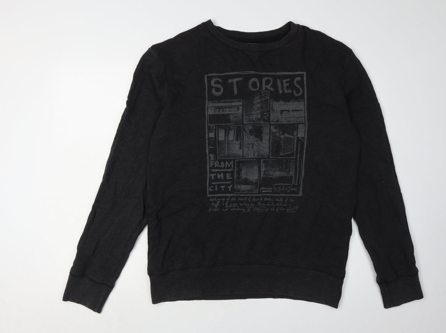 Jack & Jones Men's Black XL Pullover Sweatshirt