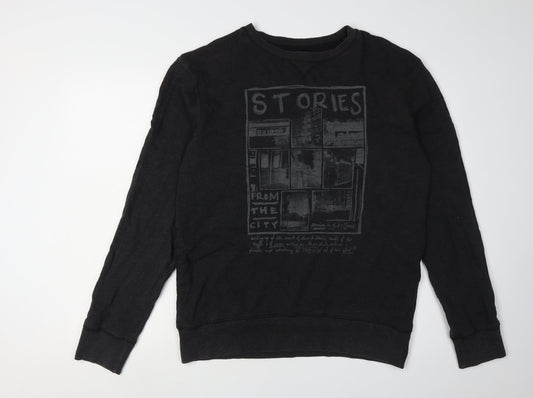 Jack & Jones Men's Black XL Pullover Sweatshirt