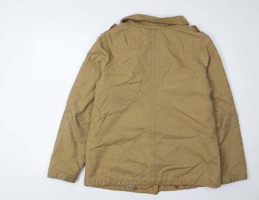 Gap Men's Beige Basic Jacket Size S - Regular Fit Casual