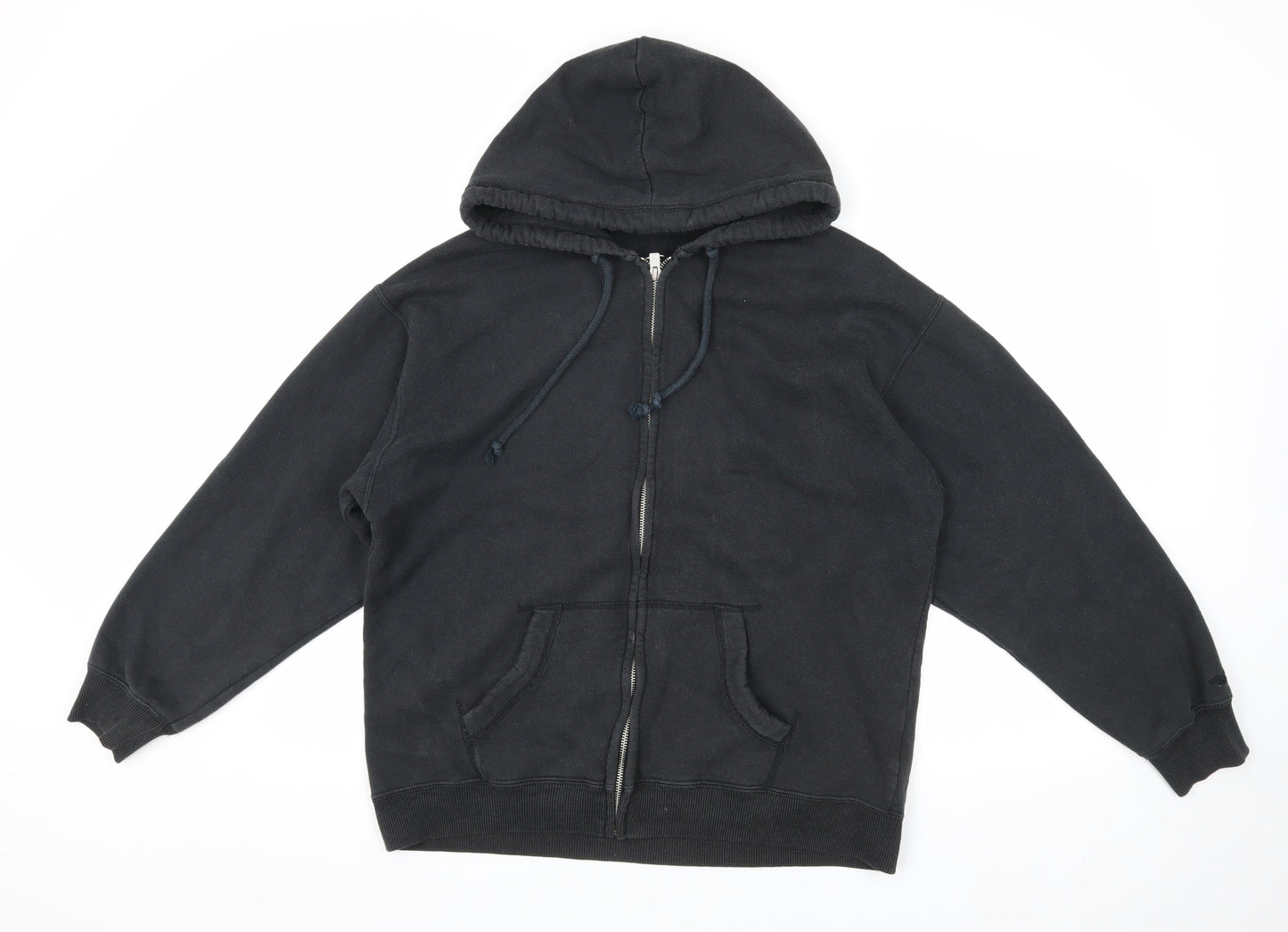Hollister Men's Black Hooded Jacket, Size S, Casual Style