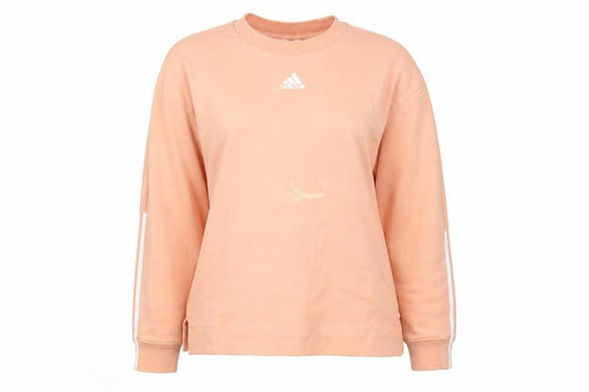 Womens UK M Regular adidas Pink Pullover Sweatshirt