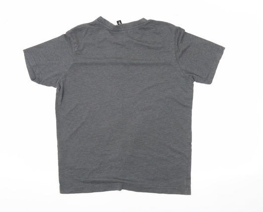 Donnay Men's Grey Crew Neck Short Sleeve T-Shirt, Size S
