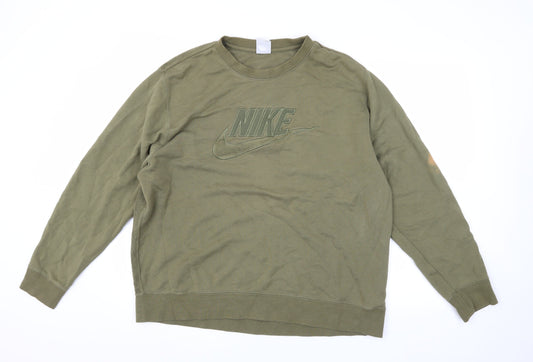 Nike Green XL Men's Pullover Sweatshirt