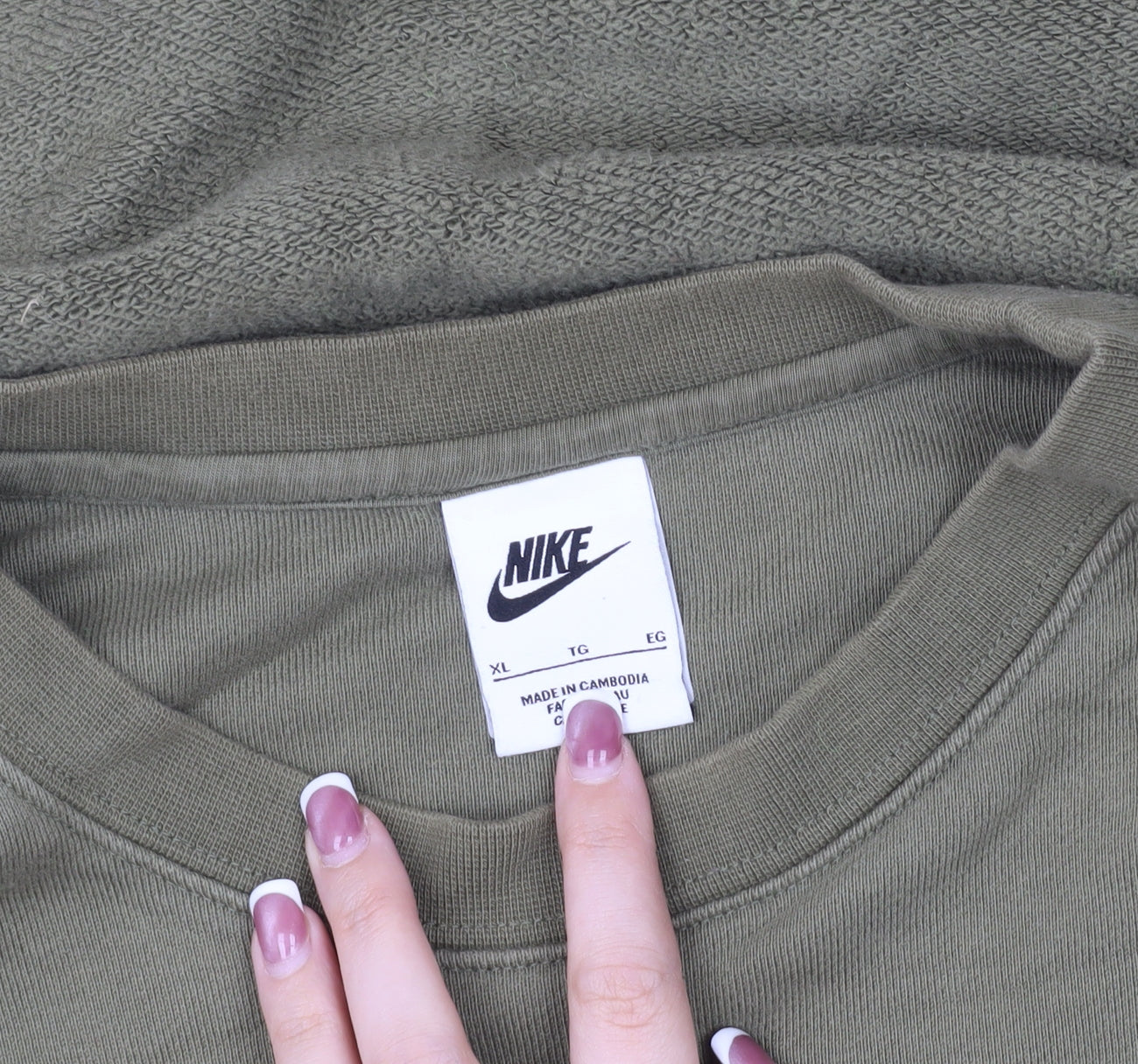 Nike Green XL Men's Pullover Sweatshirt