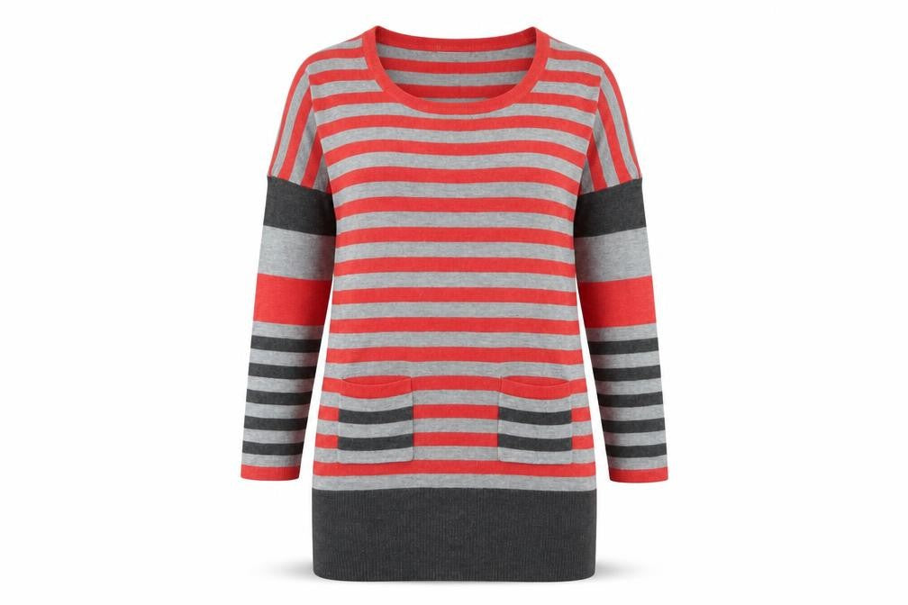 Wallis Women's Striped Pullover Jumper, Multicoloured L