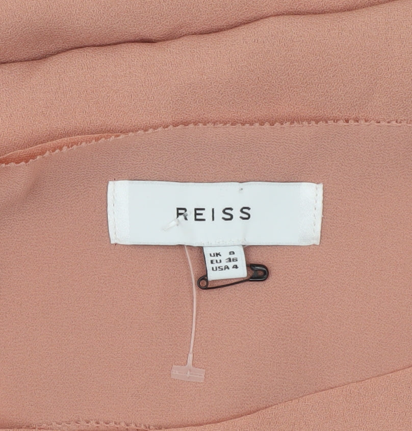Reiss Women's Pink Sheath Dress UK 8 - Spring Essential