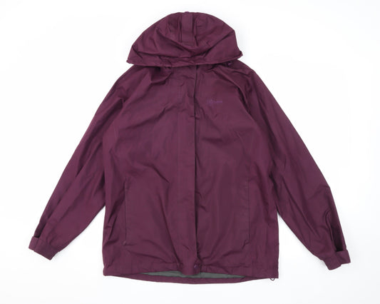 Hi Gear Women's Purple Anorak Jacket, Size 12, Waterproof