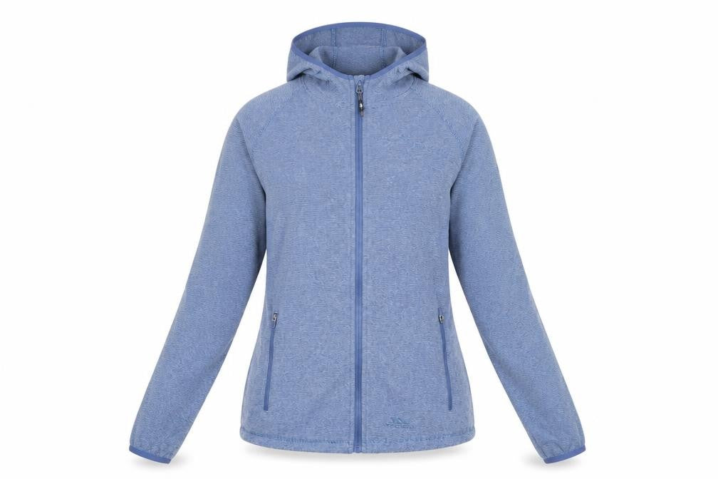 Womens UK Size S Regular Trespass Blue Polyester Jacket