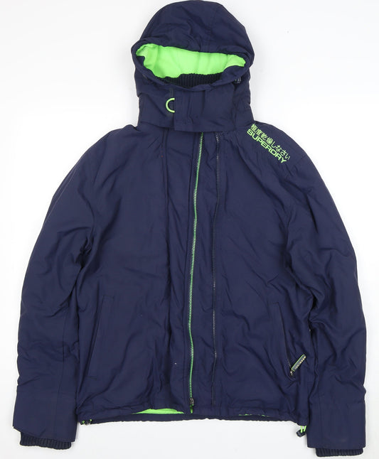 Superdry Men's Blue Windbreaker Jacket M
