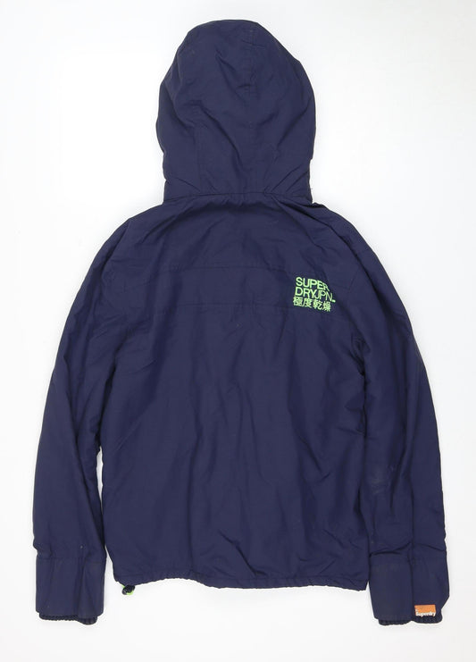 Superdry Men's Blue Windbreaker Jacket M