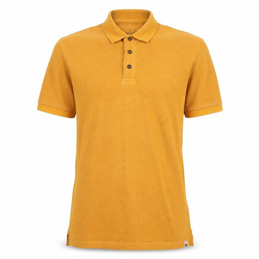 Weird Fish Men's Yellow Polo Shirt Size S