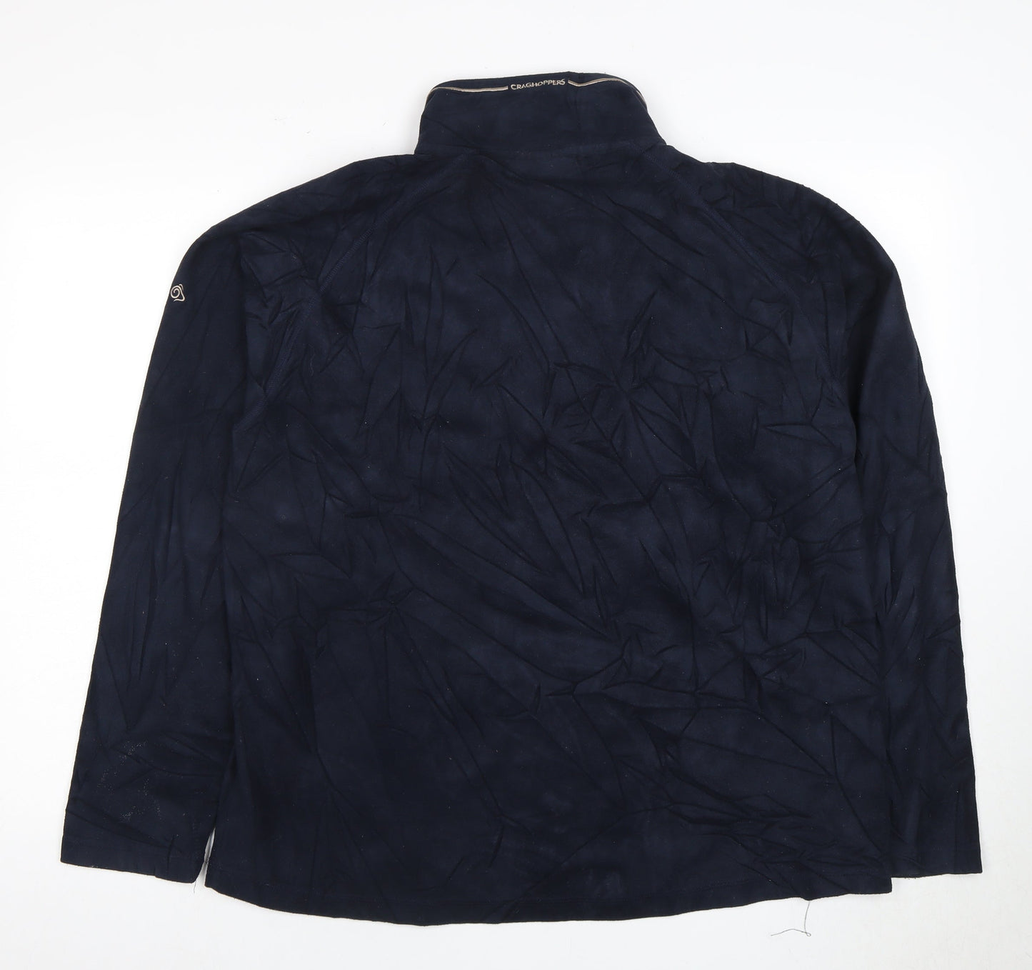 Craghoppers Men's Blue 1/4 Zip Fleece Sweatshirt, Size L
