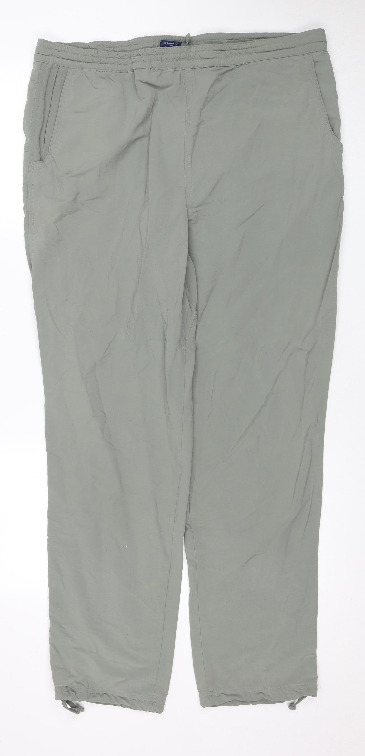 Spray Way Women's Grey Trousers Large Relaxed Fit