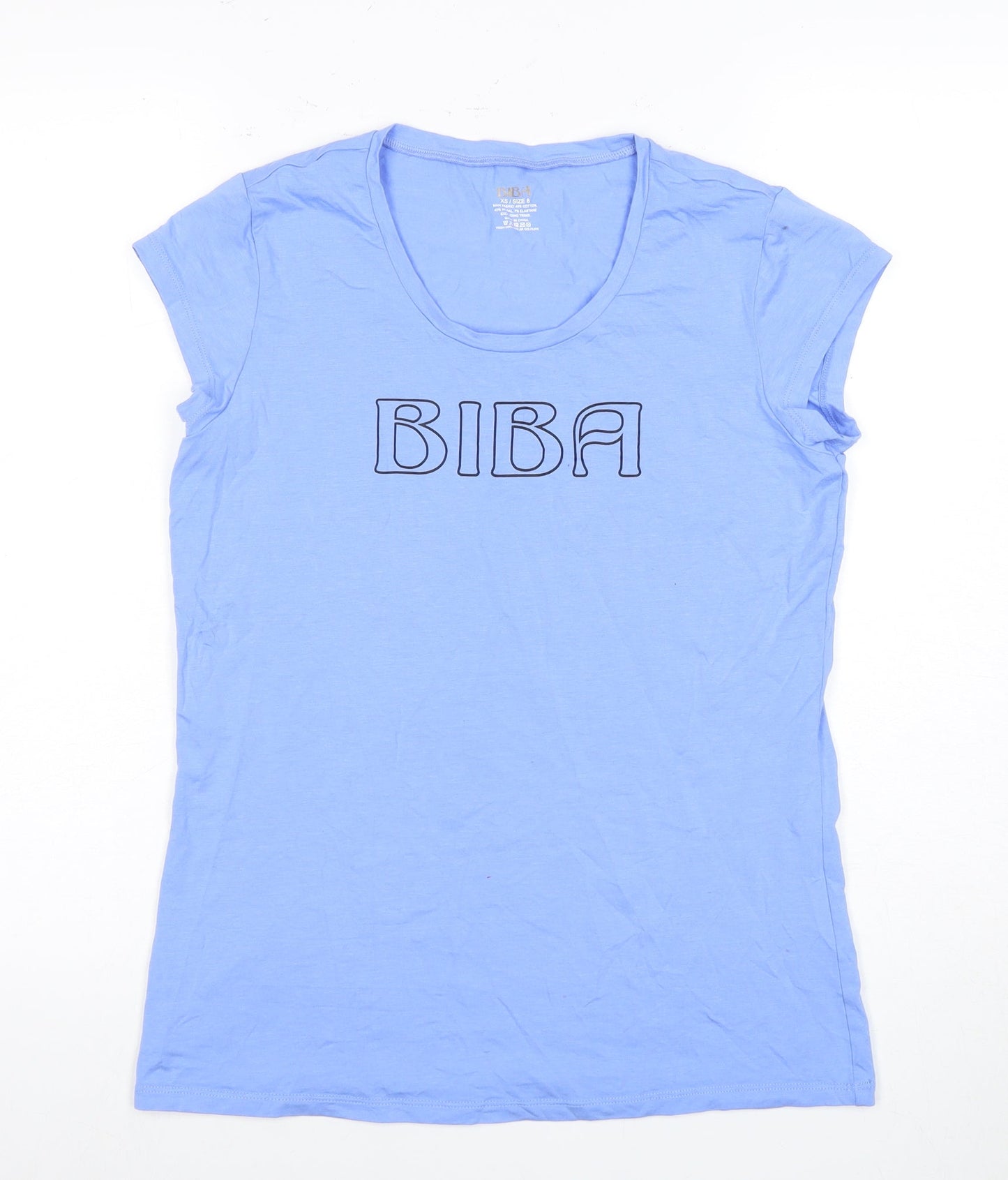 BIBA Women's Blue Size 8 Casual T-Shirt