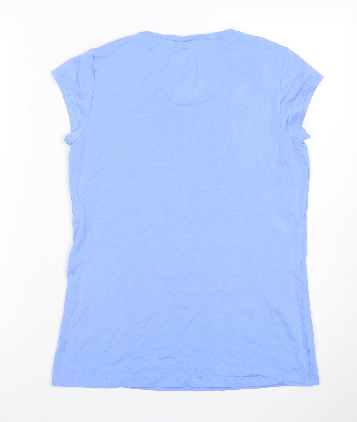 BIBA Women's Blue Size 8 Casual T-Shirt