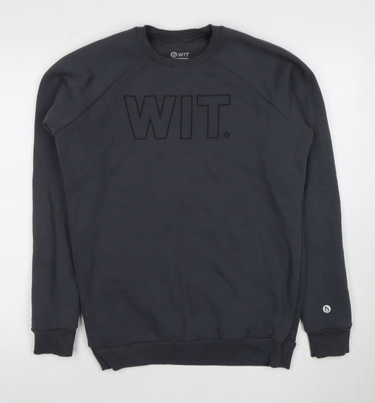 WIT Men's Black XS Pullover Sweatshirt