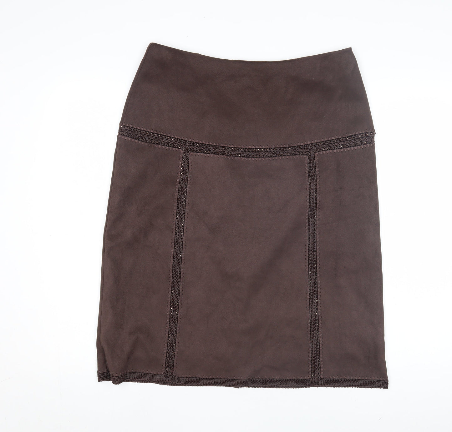 Next Women's Brown Pencil Skirt, Size 14